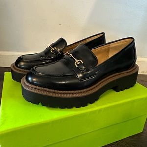 NEW Sam Edelman Laurs Lug Loafer NEW black size 6.5 women’s black